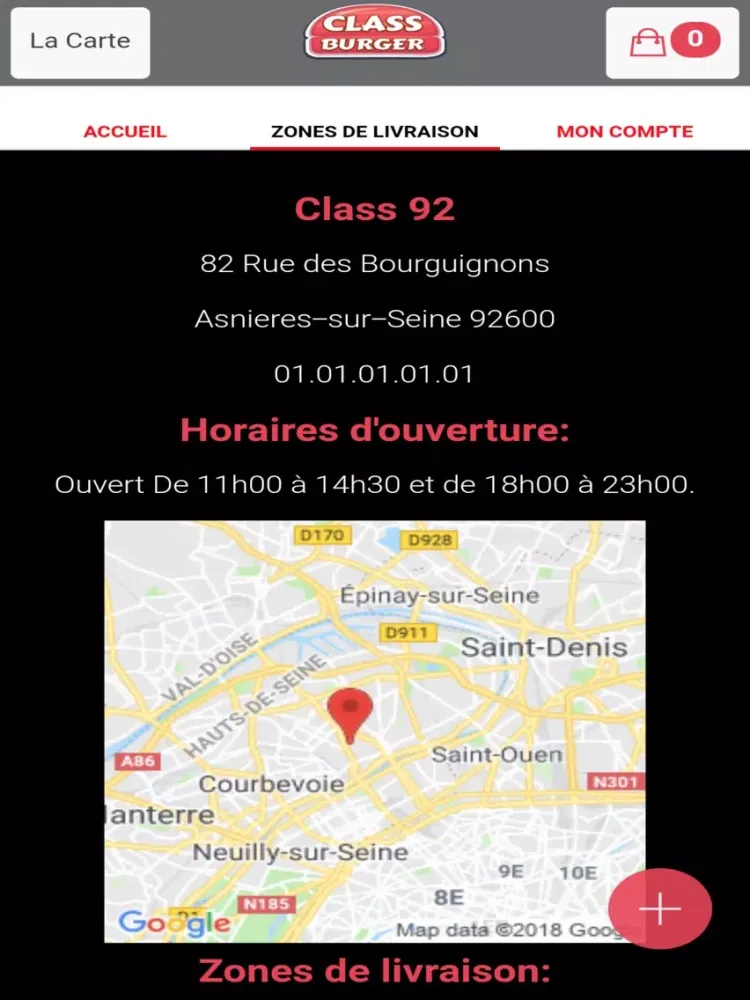 Class Burger iPad 应用截图