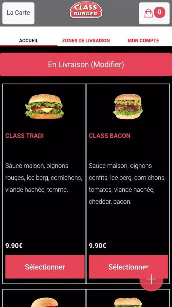 Class Burger应用截图