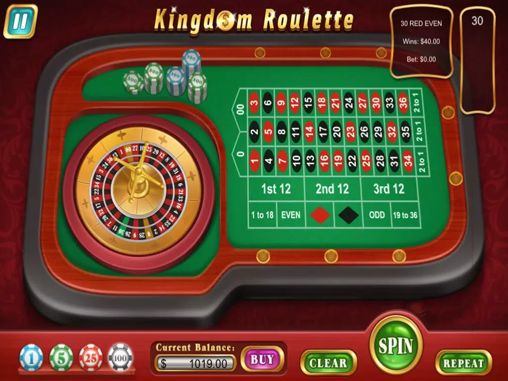 ภาพหน้าจอของ A Kingdom Roulette Casino Game to Play your Luck and Win the Jackpot iPad 
