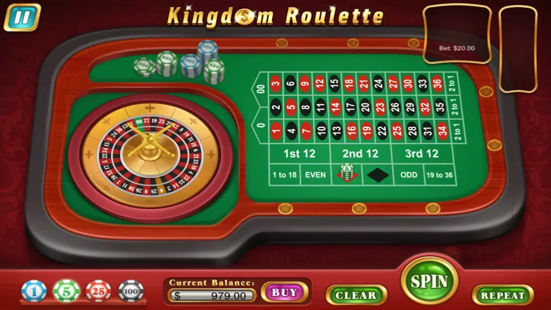 ภาพหน้าจอของ A Kingdom Roulette Casino Game to Play your Luck and Win the Jackpot