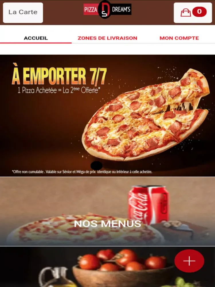 Dreams Pizza Gretz-Armainvilli iPad  스크린샷