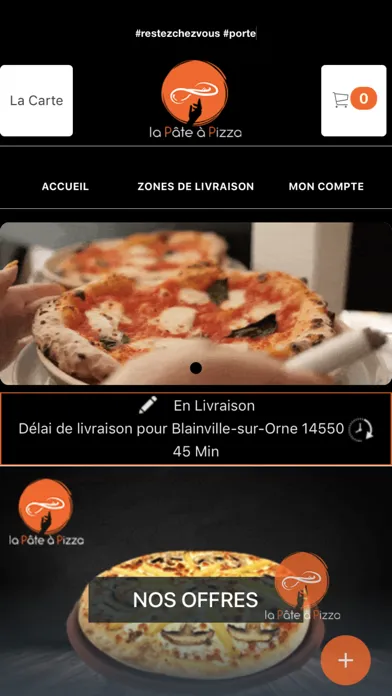 Capturas de tela do La pate a pizza