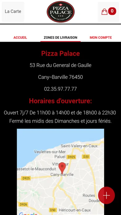 Pizza Palace Cany-Barville 스크린샷