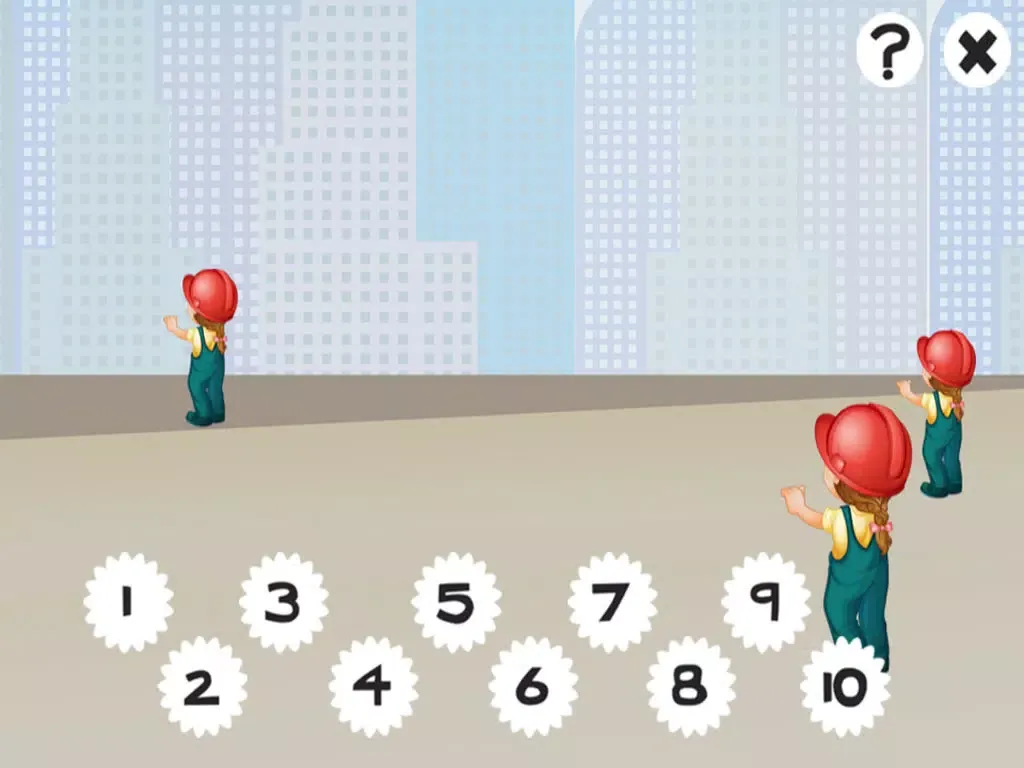 A Builder Counting Game for Children: Learning to count at the construction site iPad  Screenshots