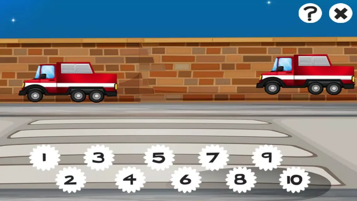 A Firefighter Counting Game for Children: Learning to count with firemen应用截图