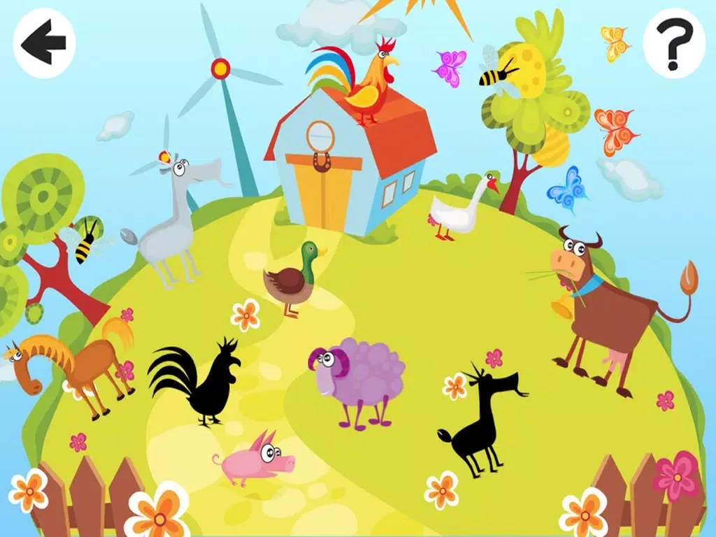 A Farm Shadow Game: Learn and Play for Children iPad  スクリーンショット