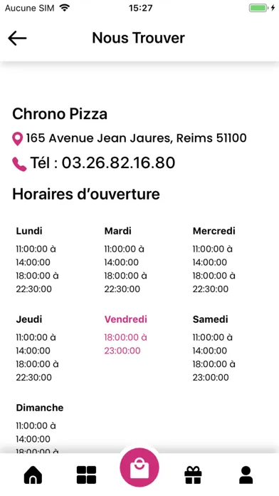 Chrono Pizza Reims应用截图