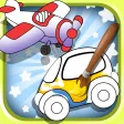 All aboard: coloring book for children with transports All aboard: coloring book for children with transports