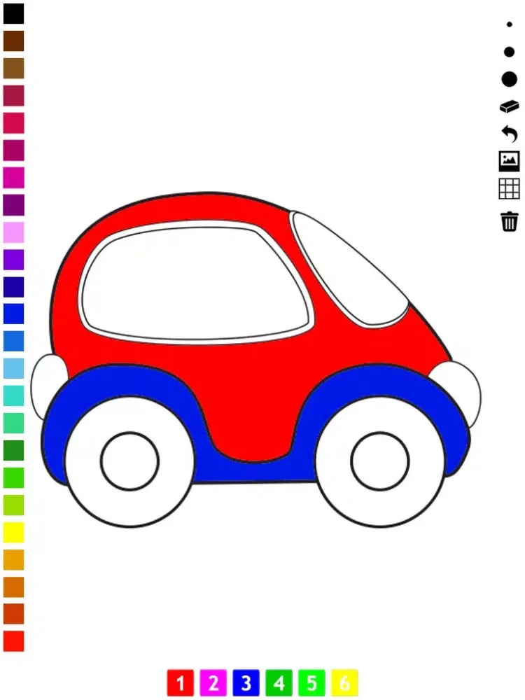All aboard: coloring book for children with transports iPad  Ekran Görüntüleri