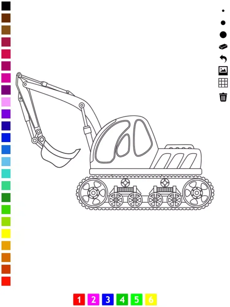 All aboard: coloring book for children with transports iPad  Ekran Görüntüleri