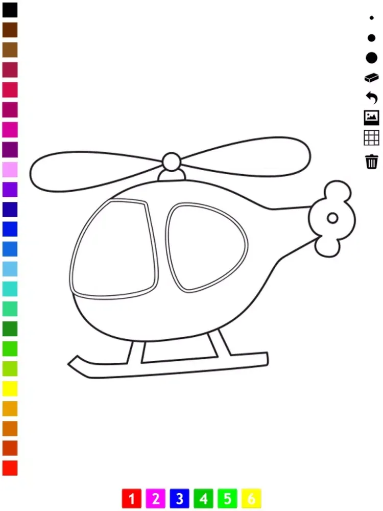 All aboard: coloring book for children with transports iPad  Ekran Görüntüleri