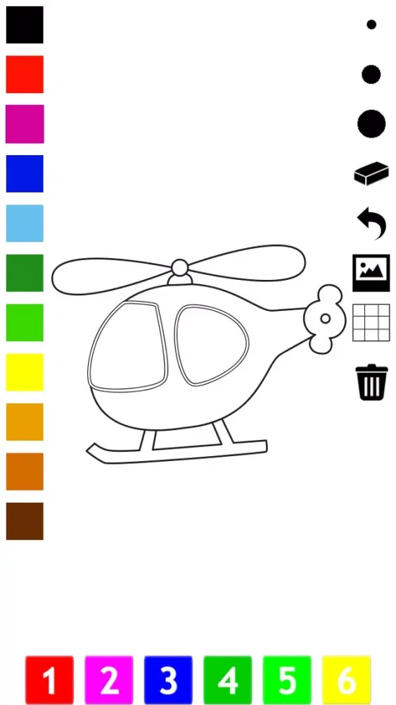All aboard: coloring book for children with transports Ekran Görüntüleri