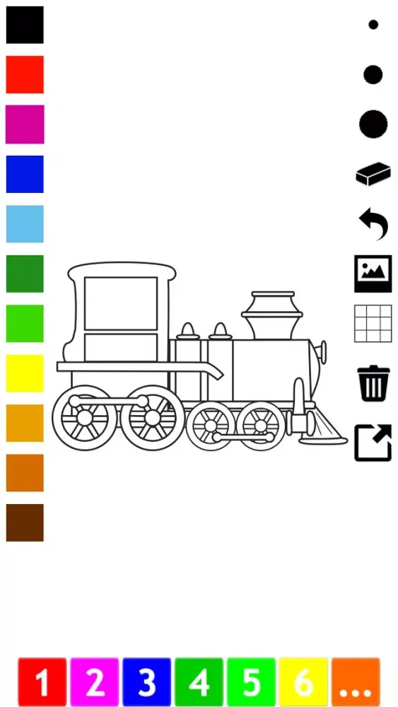 All aboard: coloring book for children with transports Ekran Görüntüleri