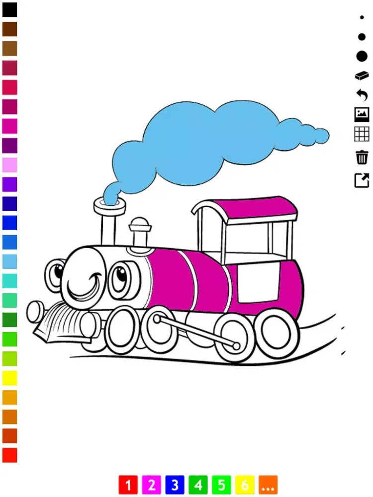 صور A Vehicles coloring book for children and toddlers iPad 