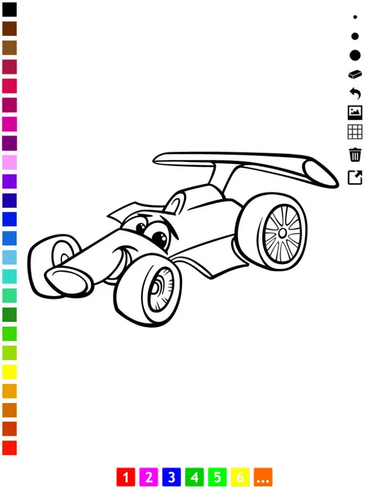 صور A Vehicles coloring book for children and toddlers iPad 