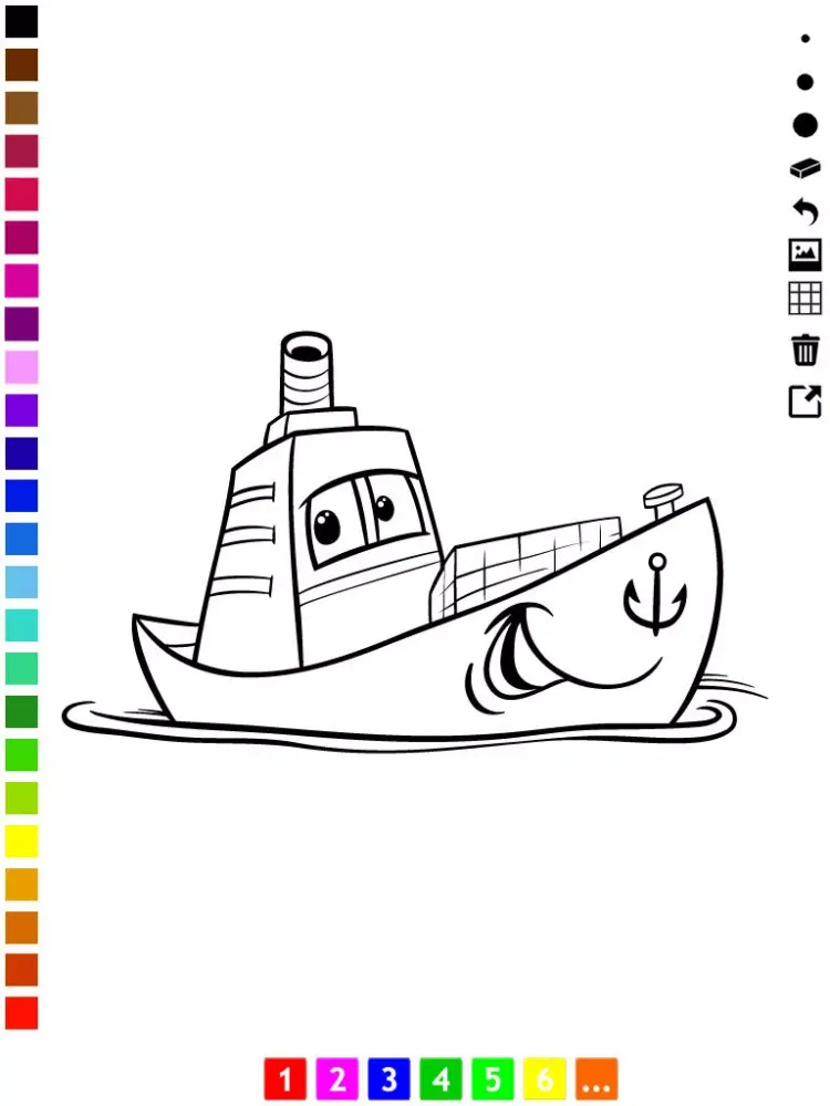 صور A Vehicles coloring book for children and toddlers iPad 