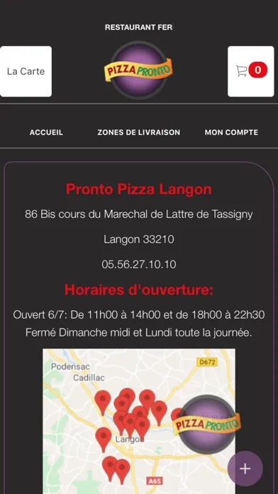 Pronto Pizza Langon Ekran Görüntüleri