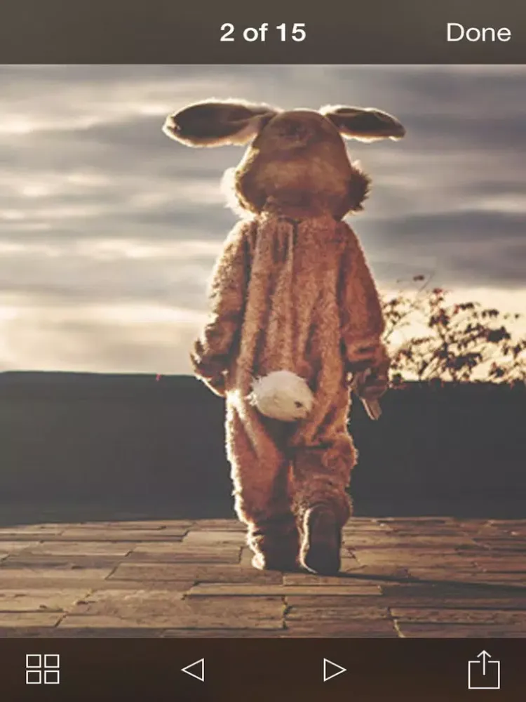 Tangkapan skrin 99 Wallpaper.s - Beautiful Easter Backgrounds with Eggs and Bunny iPad 