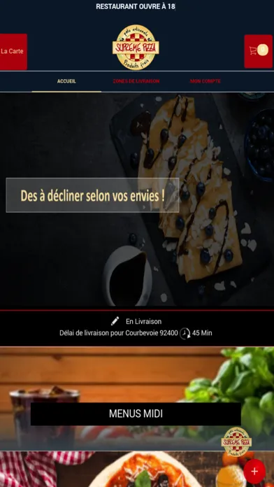 Capturas de tela do Pizza Supreme