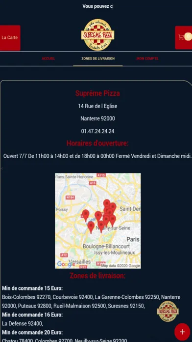 Capturas de tela do Pizza Supreme