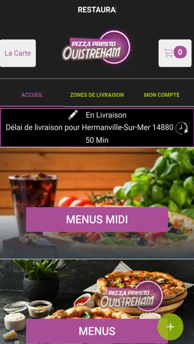 ภาพหน้าจอของ Pizza Presto Ouistreham