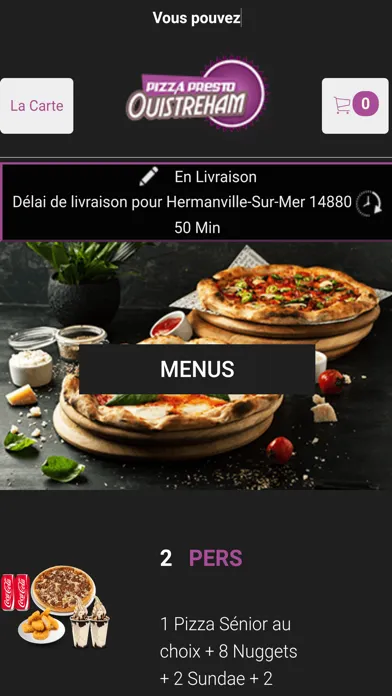 ภาพหน้าจอของ Pizza Presto Ouistreham