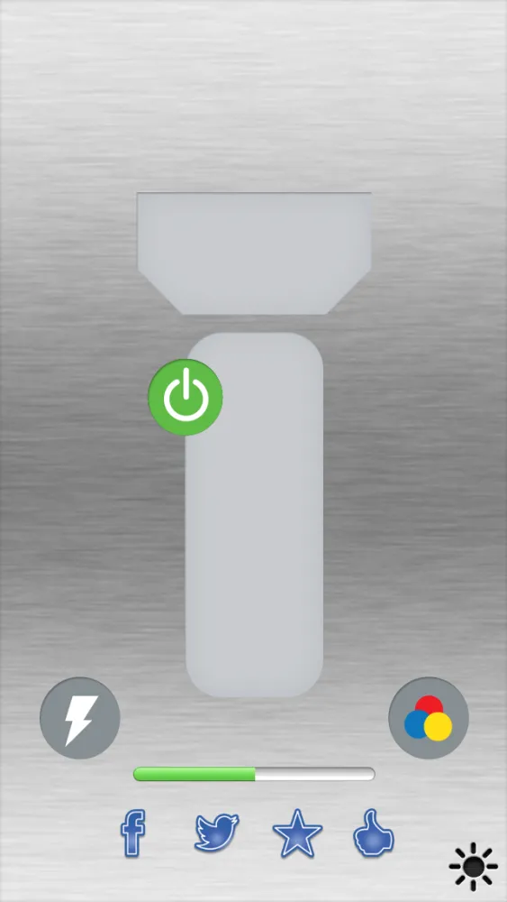 Zrzuty ekranu 1-Click Flashlight: Fast, Simple, and now with Brightness Control