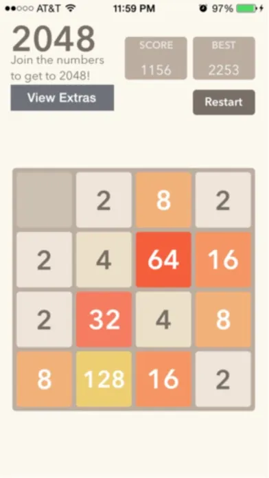 Скриншоты 2048 Slider - The 2048 Puzzle