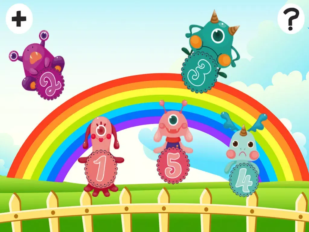 A Fantasy Monsters’ World: Sort By Size Game to Play and Learn for Children iPad  Screenshots