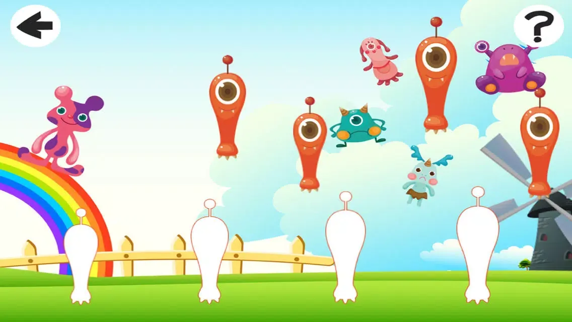A Fantasy Monsters’ World: Sort By Size Game to Play and Learn for Children Screenshots