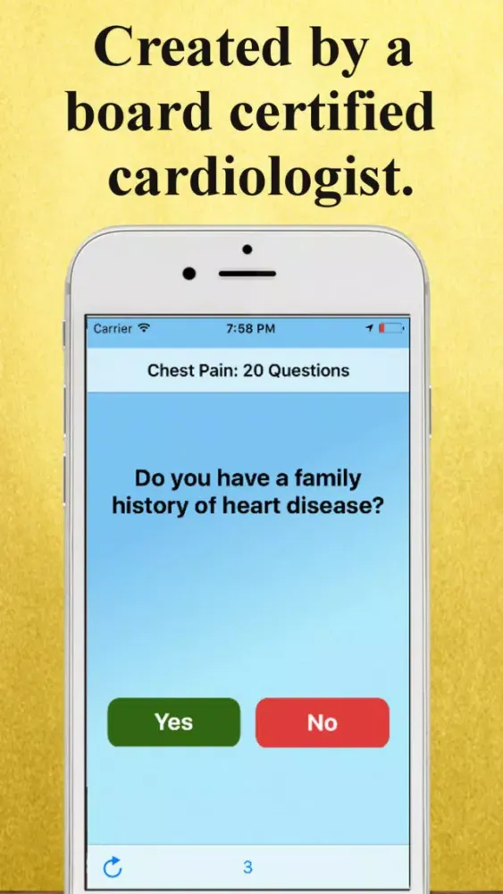 Zrzuty ekranu 20 Questions: Chest Pain