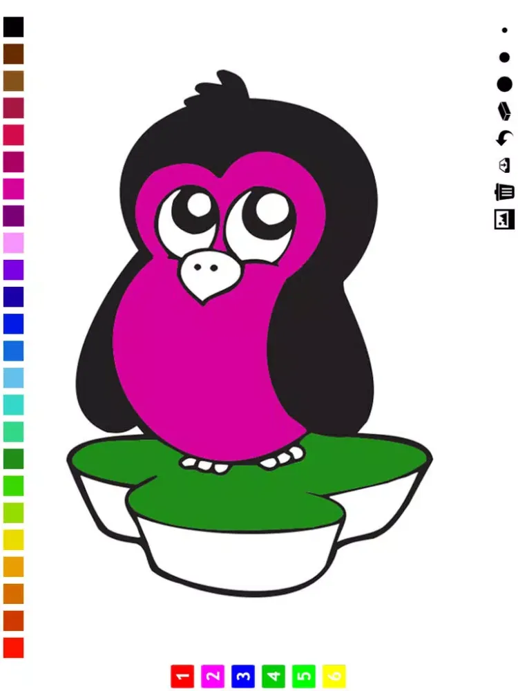Tangkapan layar A Bird Coloring Book for Kids: Learn to Draw and Color Birds for Pre-School iPad 