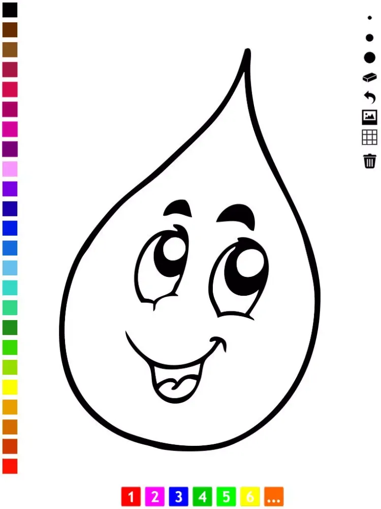 A Weather Coloring Book for Children: Learn to color the world iPad  Screenshots