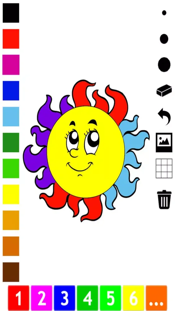 A Weather Coloring Book for Children: Learn to color the world Screenshots