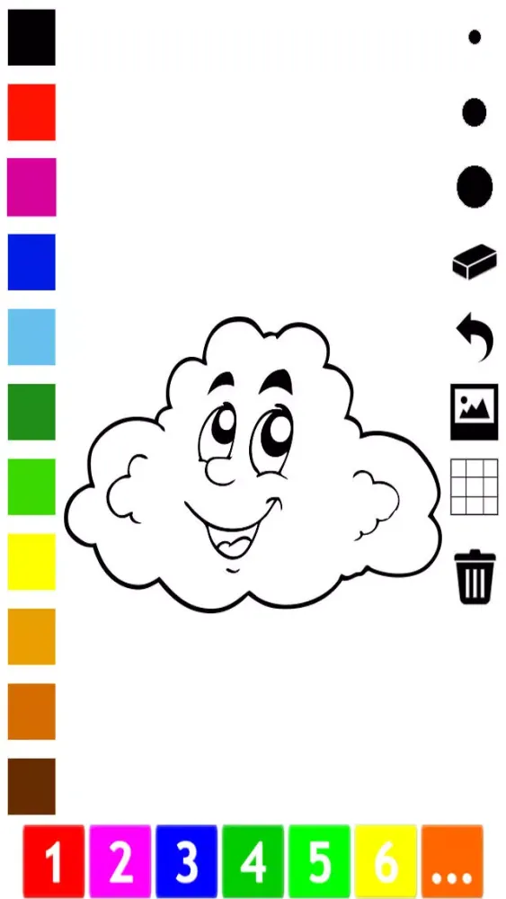 A Weather Coloring Book for Children: Learn to color the world Screenshots