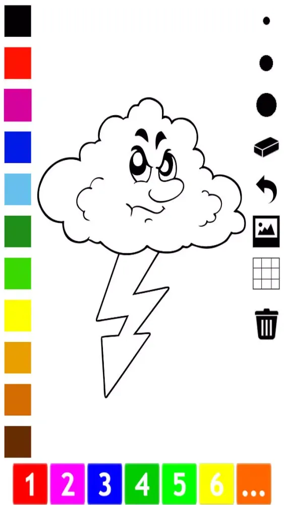 A Weather Coloring Book for Children: Learn to color the world Screenshots