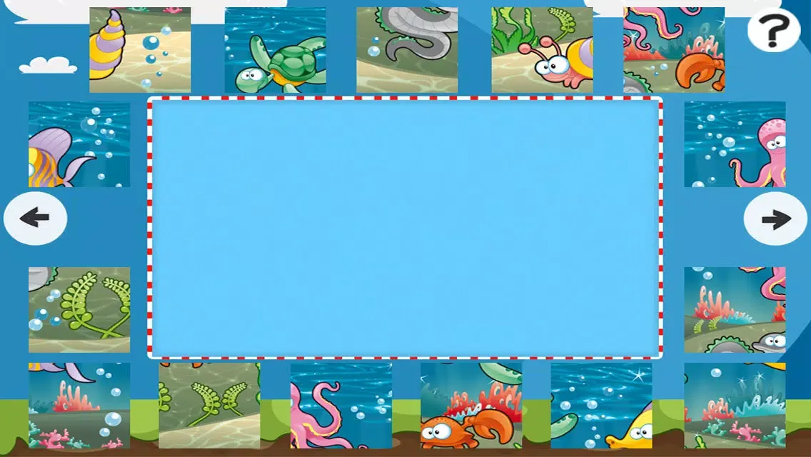 Screenshot di An Ocean Jigsaw Puzzle for Pre-School Children with Animals of the Sea