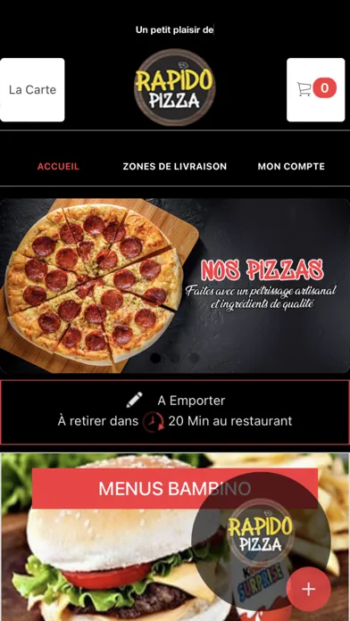 Screenshot di Rapido Pizza Macon