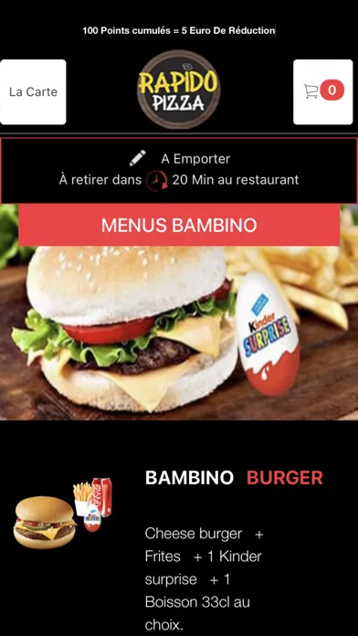 Screenshot di Rapido Pizza Macon