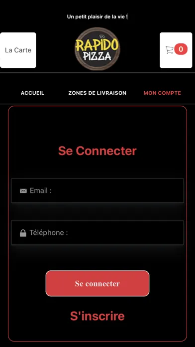 Screenshot di Rapido Pizza Macon