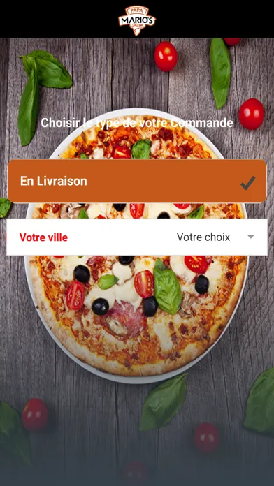 Papa Marios Pizza应用截图