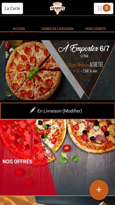 Papa Marios Pizza应用截图