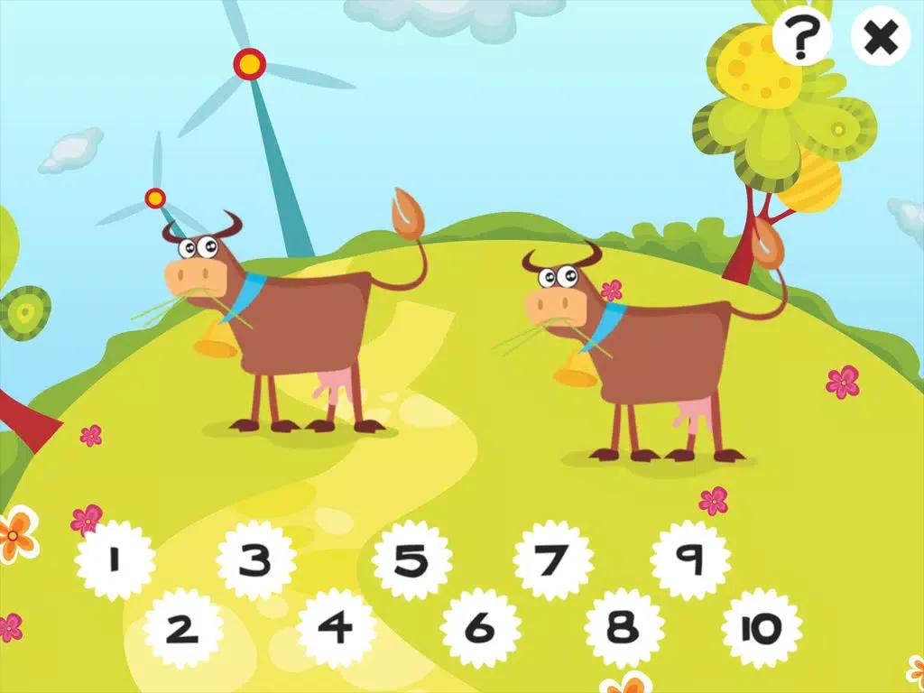 صور A Farm Counting Game for Children to learn and play with Animals of the Barn iPad 