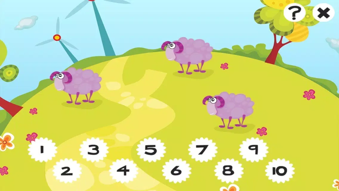 صور A Farm Counting Game for Children to learn and play with Animals of the Barn