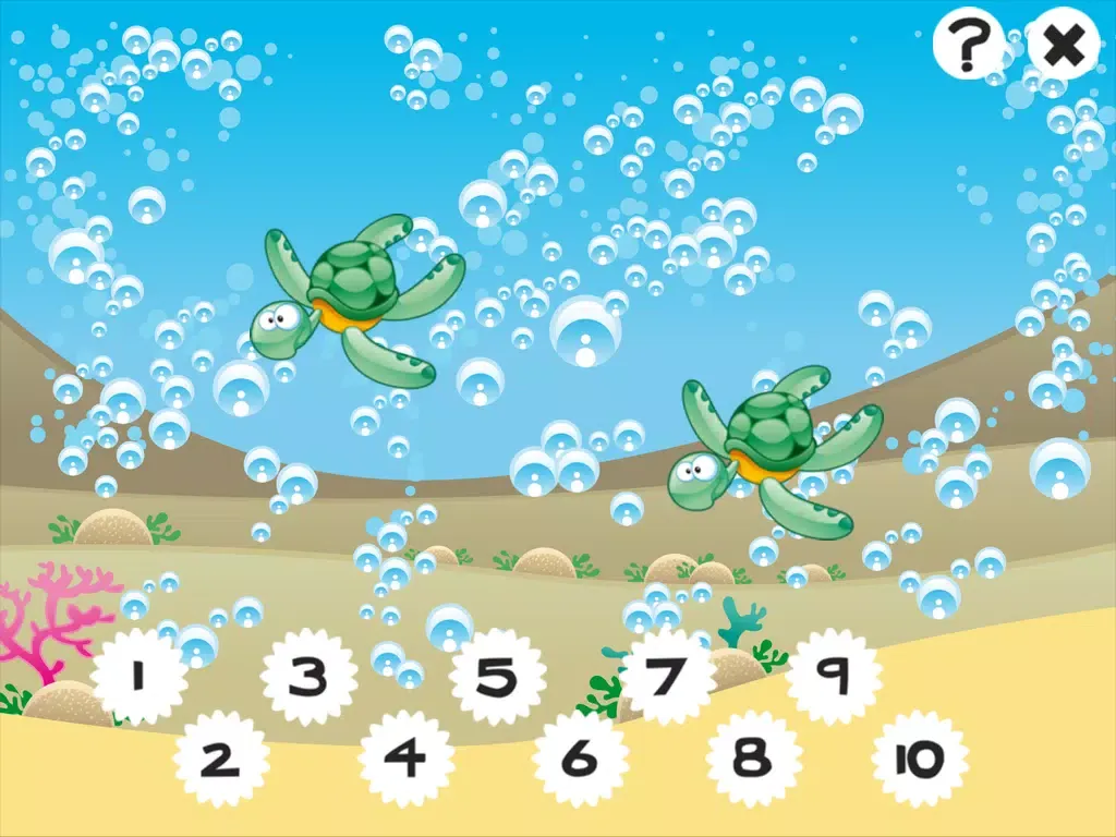 Capturas de tela do An Ocean Counting Game for Children to learn and play with Marine Animals iPad 