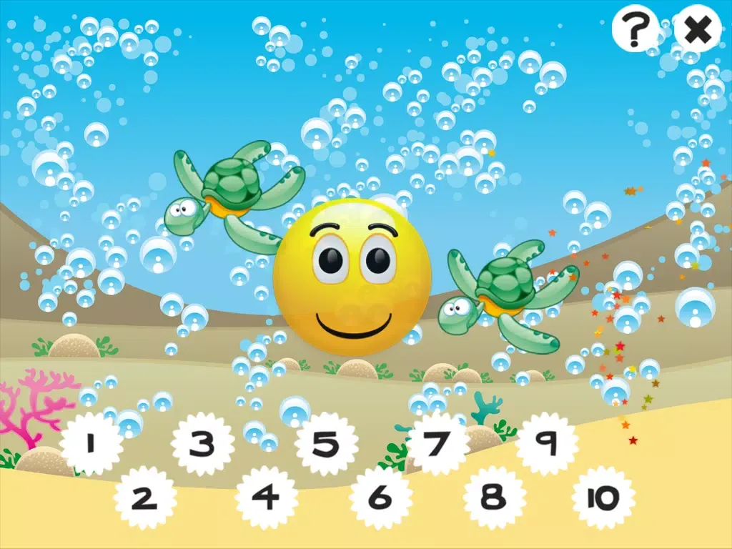 Capturas de tela do An Ocean Counting Game for Children to learn and play with Marine Animals iPad 
