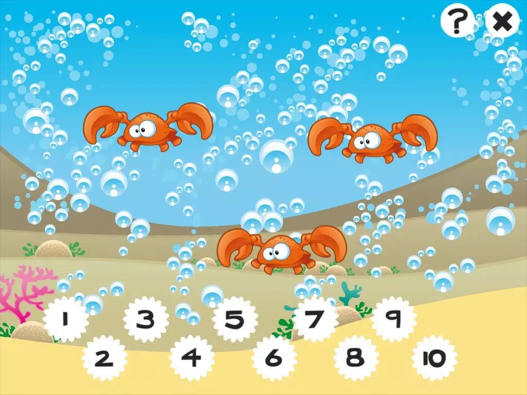 Capturas de tela do An Ocean Counting Game for Children to learn and play with Marine Animals iPad 