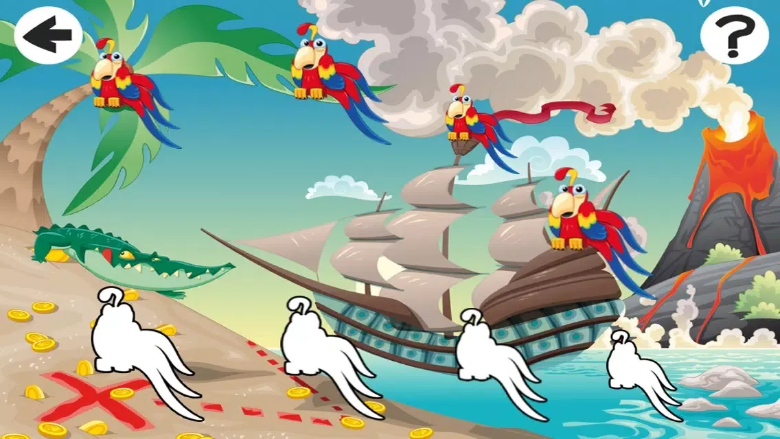 Screenshot di A Sort By Size Game for Children: Learn and Play with Pirates