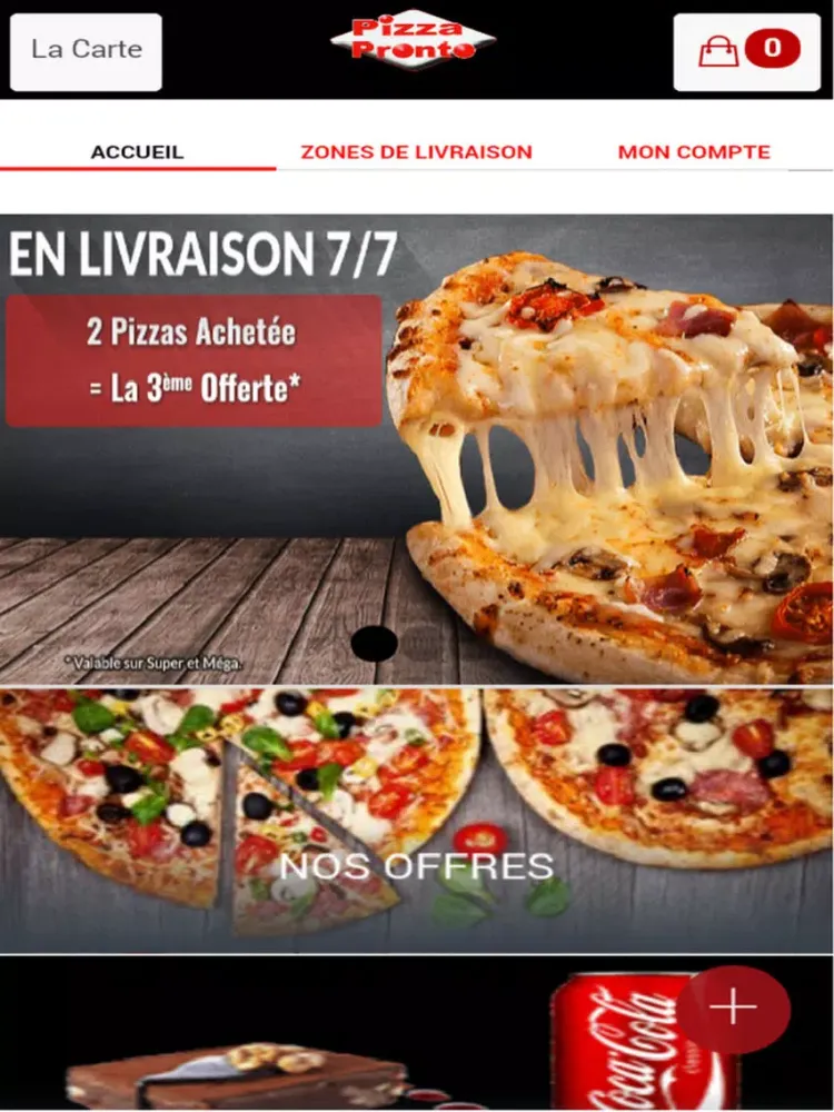 Ảnh chụp màn hình của Pizza Pronto Ris-Orangis iPad 