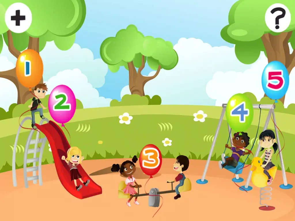 A Find the Shadow Game for Children: Learn and Play with Children at a Playground iPad  스크린샷